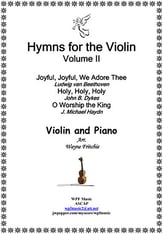 Hymns for the Violin Volume II P.O.D. cover